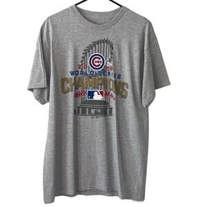 MLB Chicago Cubs 2016 World Champions T-shirt Mens size Large